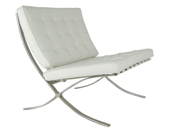 Barcelona chair - White