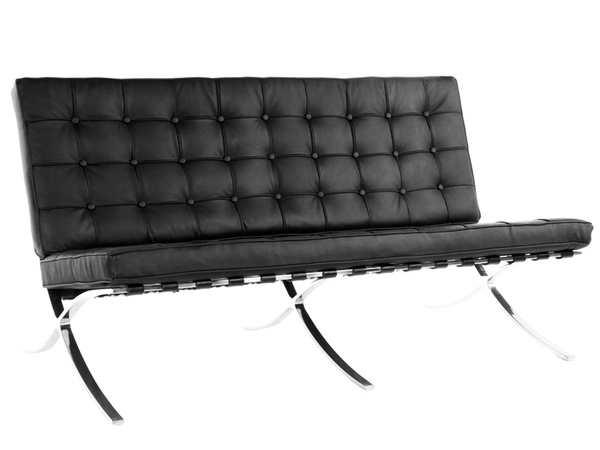 Barcelona sofa 3 seater - Black