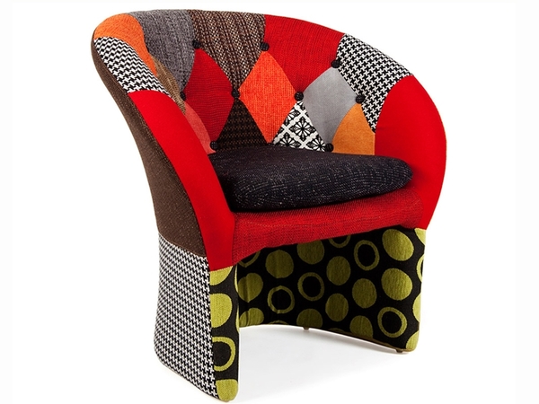 Bay Lounge armchair - Patchwork