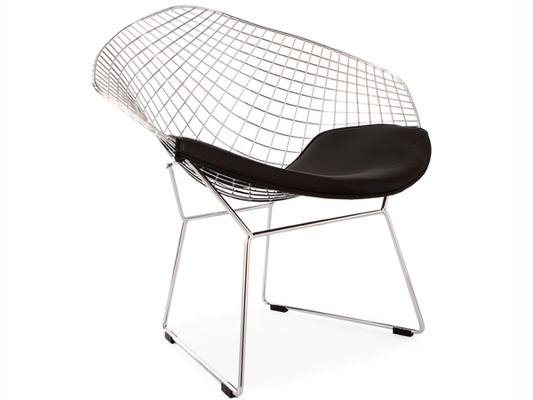 Bertoia Wire Chair Diamond - Black
