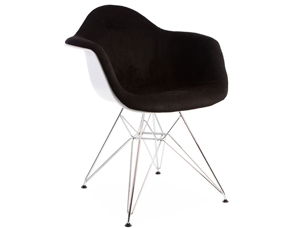 DAR chair wool padded - Black
