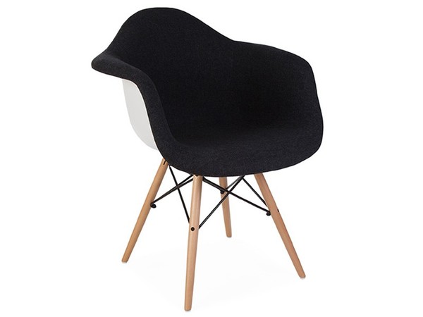 DAW chair wool padded - Grey