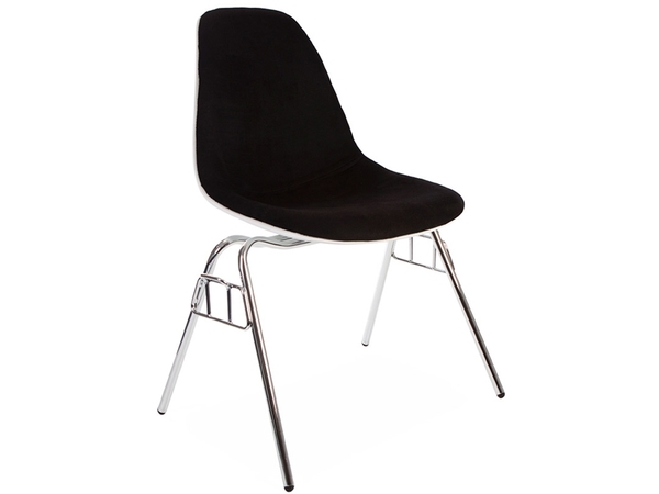 DSS chair stackable padded - Black