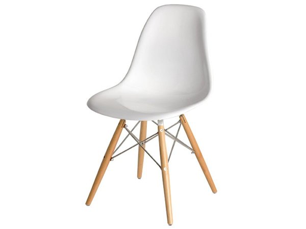 DSW chair - White shiny