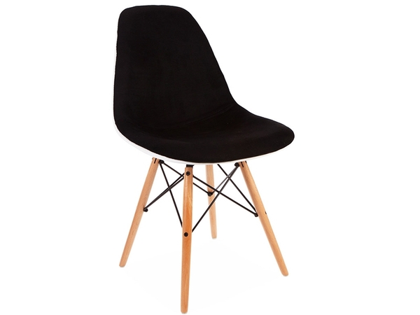 DSW chair wool padded - Black
