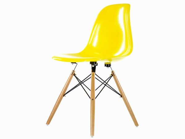 DSW chair - Yellow shiny
