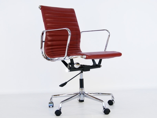 Eames chair Alu EA117 - Dark red