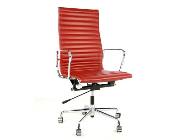 Eames chair Alu EA119 - Dark red