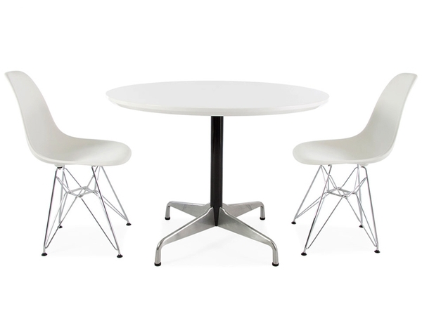 Eames table Contract and 2 chairs