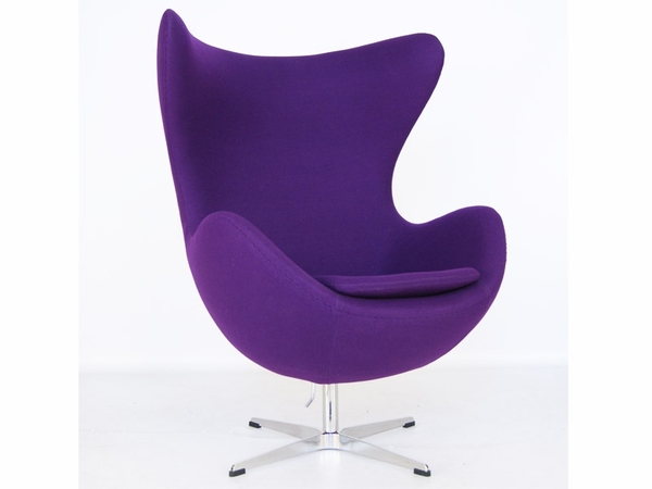Egg Chair Arne Jacobsen - Purple
