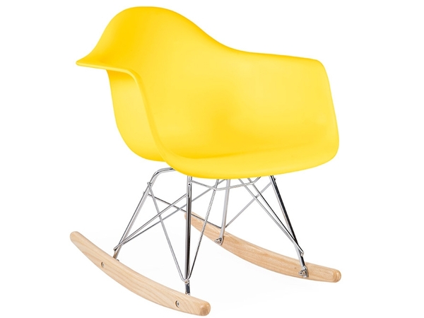 Kids Eames rocking chair RAR - Yellow