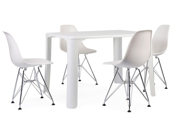 Kids table Jasmine - 4 DSR chairs