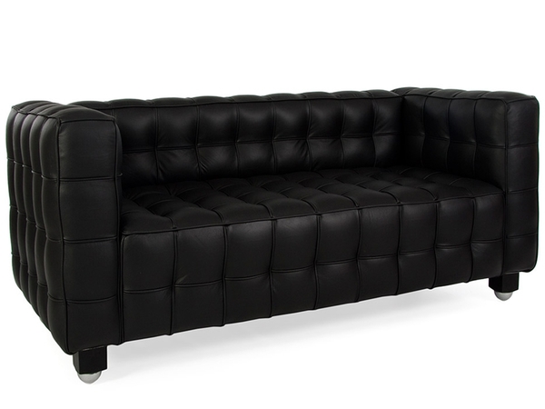 Kubus Sofa 2 Seater - Black