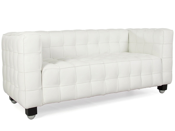 Kubus Sofa 2 Seater - White