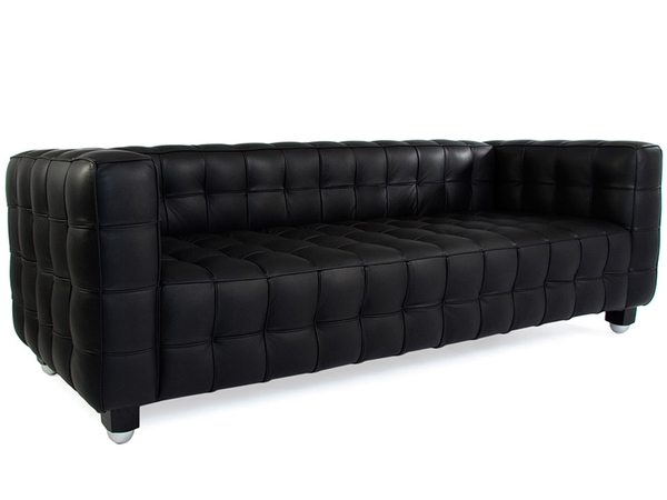 Kubus Sofa 3 Seater - Black