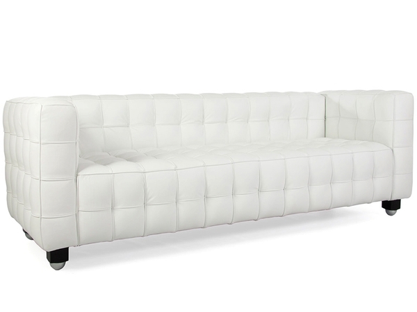 Kubus Sofa 3 Seater - White