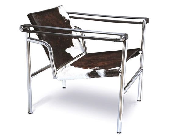 LC1 chair Le Corbusier - Pony brown