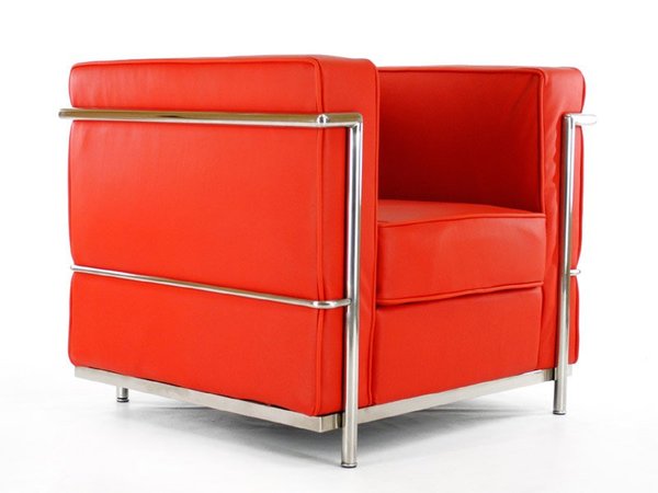 LC2 Chair Le Corbusier - Red