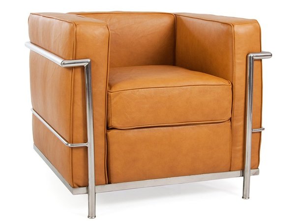 LC2 Chair Le Corbusier - Tan