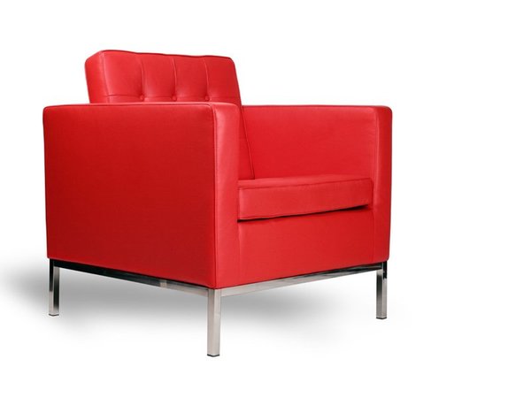 Lounge Chair Knoll - Red
