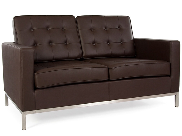 Lounge Knoll 2 Seater - Brown