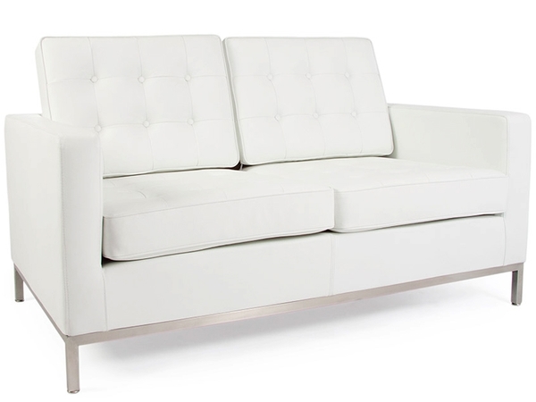Lounge Knoll 2 Seater - White