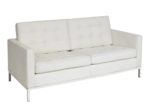 Lounge Knoll 2 Seater - White