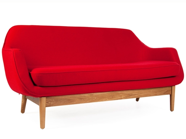 Lusk sofa 2 seater - Red