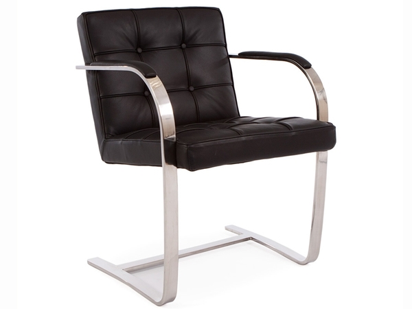 Padded Chair BRNO - Black