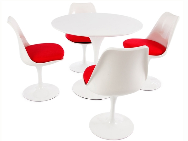 Tulip table Saarinen and 4 chairs