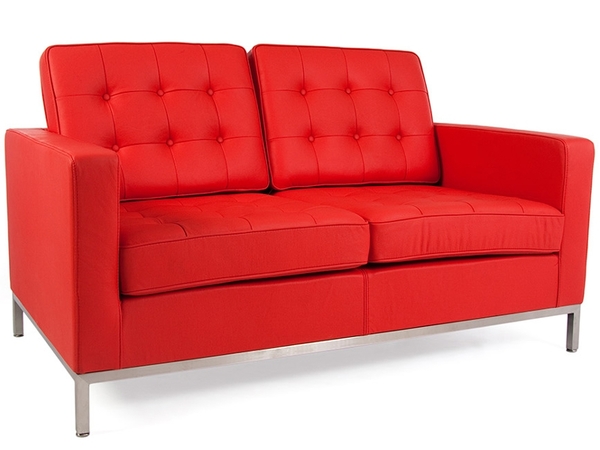 Lounge Knoll 2 Seater - Red